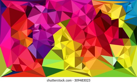 Abstract Triangle Geometrical Colorful Background