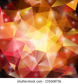 Abstract triangle geometrical multicolored background, vector illustration eps10