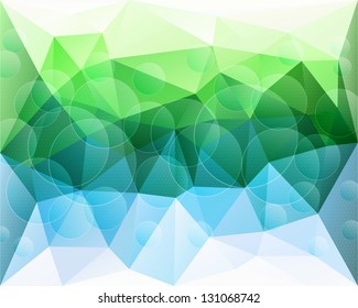 Abstract triangle geometrical multicolored background, vector illustration eps10