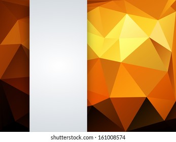 Abstract Triangle Geometrical Multicolored Background, Vector Illustration EPS10