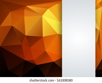Abstract Triangle Geometrical Multicolored Background, Vector Illustration EPS10