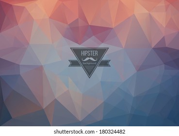 Abstract Triangle Geometrical Multicolored Background, Vector Illustration EPS10