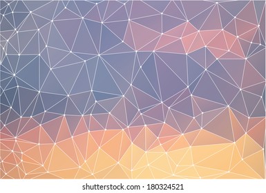 Abstract Triangle Geometrical Multicolored Background, Vector Illustration EPS10
