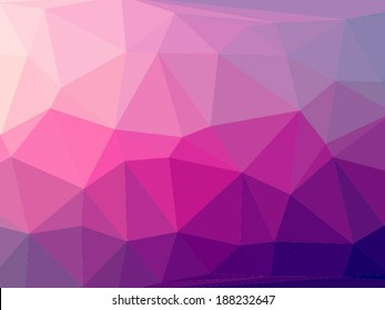 Abstract Triangle Geometrical Multicolored Background