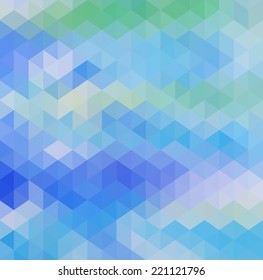 Abstract Triangle Geometrical Multicolored Background, Vector Illustration EPS10