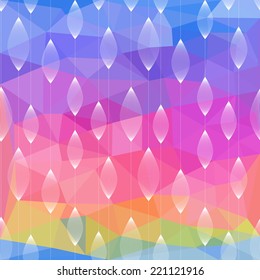 Abstract Triangle Geometrical Multicolored Background, Vector Illustration EPS10
