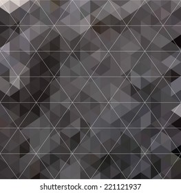 Abstract Triangle Geometrical Multicolored Background, Vector Illustration EPS10
