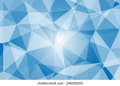 Abstract Triangle Geometrical Multicolored Background, Vector