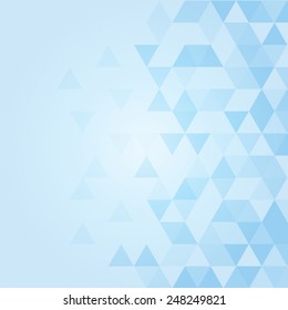 Abstract Triangle Geometrical Multicolored Background, Vector