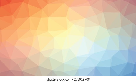Abstract Triangle Geometrical Multicolored Background