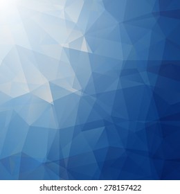 Abstract Triangle Geometrical Multicolored Background. Vector. Clip-art