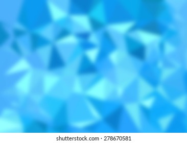 Abstract Triangle Geometrical Multicolored Background on a soft blurry, Vector Illustration EPS10