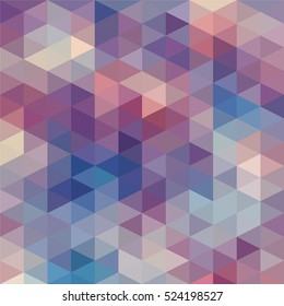 Abstract Triangle Geometrical Multicolored Background