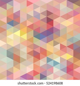 Abstract Triangle Geometrical Multicolored Background