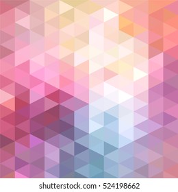 Abstract Triangle Geometrical Multicolored Background