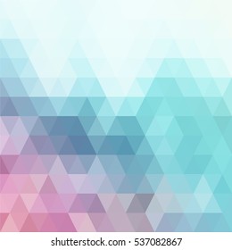 Abstract Triangle Geometrical Multicolored Background