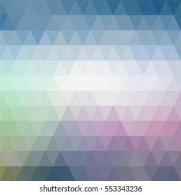 Abstract Triangle Geometrical Multicolored Background