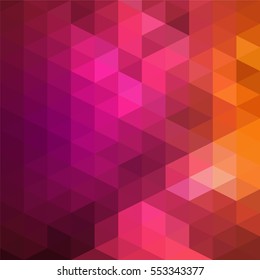 Abstract Triangle Geometrical Multicolored Background