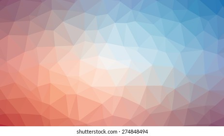Abstract Triangle Geometrical Multicolored Gradient Vector Background