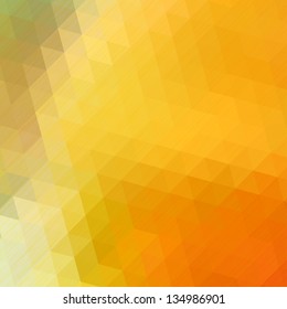 Abstract Triangle Geometrical Multicolored Old Style Background, Vector Illustration EPS10