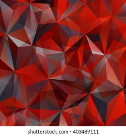 Abstract Triangle Geometrical Red Grey Background, Vector Illustration