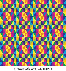 Abstract Triangle Geometrical seamless background.