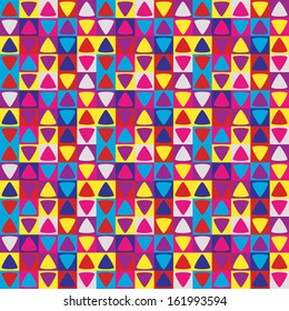 Abstract Triangle Geometrical seamless background.