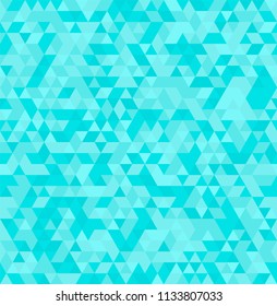 Abstract Triangle Geometrical Seamless Summer Background

