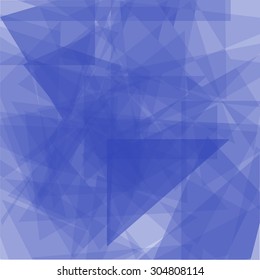 Abstract Triangle Geometrical Transparency Background. Vector Illustration EPS10