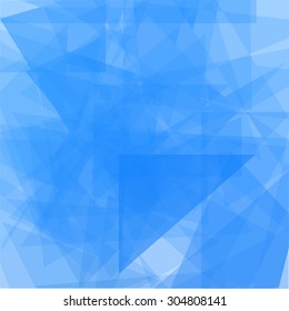 Abstract Triangle Geometrical Transparency Background. Vector Illustration EPS10