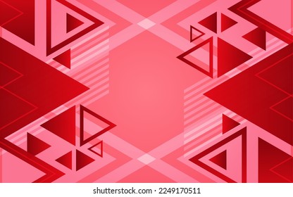 Abstract triangle gradient geometric modern design template