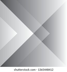 Abstract triangle grey color background, vector illustration