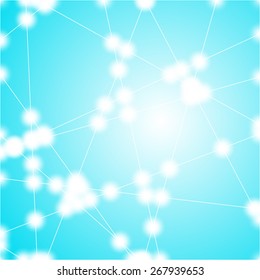 Abstract triangle grid with shiny lights template for style design EPS 10 vector illustration