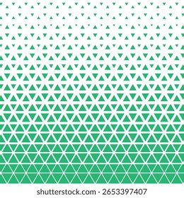 abstract Triangle halftone seamless green color pattern design