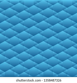 Abstract triangle and hexagon on blue background, vector illustration