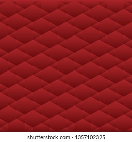 Abstract triangle and hexagon on red background, vector illustration