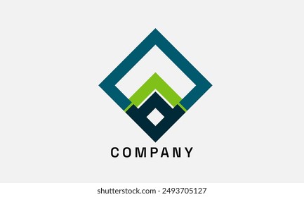 Abstract triangle house logo best for housing company brand 