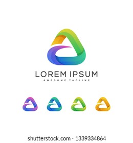 Abstract Triangle illustration vector Design template. Suitable for Creative Industry, Multimedia, entertainment, Educations, Shop, and any related business