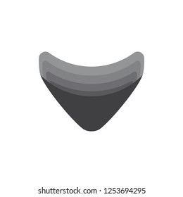 abstract triangle letter v 3d gradient design logo vector