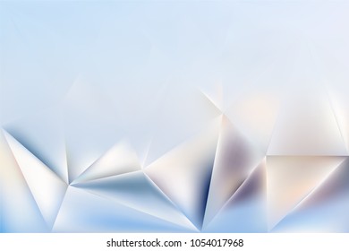 Abstract triangle light art - eps10.