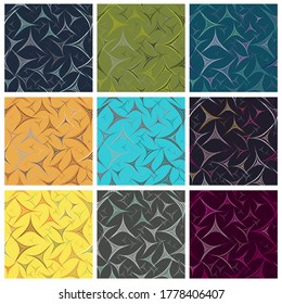 Abstract triangle light seamless pattern with modern colour combinations. Modern geometric, minimalist, suitable for wallpapers, fabric pattern, banners, backgrounds, cards, book illustrations etc.