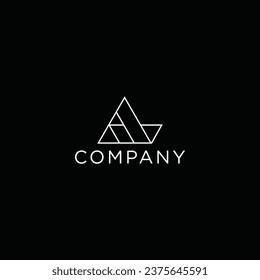 Abstract Triangle Logo Design Template. Prism, Summit, Luxury
