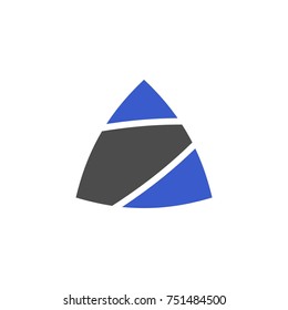 Abstract Triangle Logo Element