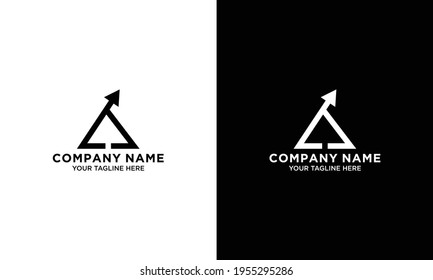 Abstract triangle logo symbol or icon template