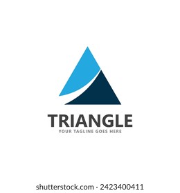 abstract triangle logo and symbol vector icon