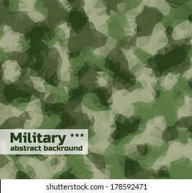 Abstract triangle military camouflage backround