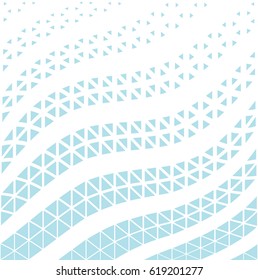 abstract triangle minimal geometric pattern halftone background