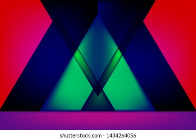 Abstract triangle modern colors background, vector eps 10