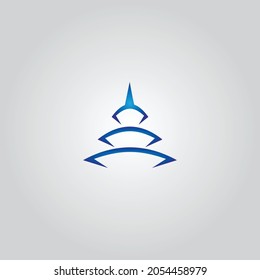 
abstract triangle modern icon logo