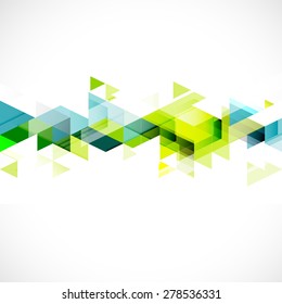 Abstract triangle modern template for business or technology presentation, vector illustration